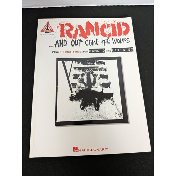Rancid And Out Come the Wolves Sheet Music Guitar Tablature - Picture 1 of 4
